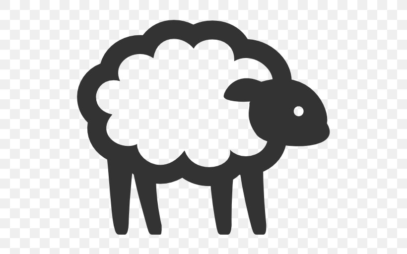 Merino Dorset Horn, PNG, 512x512px, Merino, Black, Black And White, Black Sheep, Cartoon Download Free
