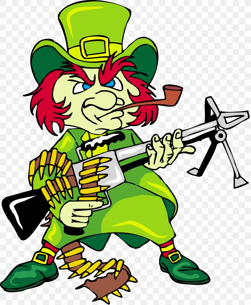 Saint Patrick's Day Handgun Weapon March 17, PNG, 2905x3533px, Watercolor, Cartoon, Flower, Frame, Heart Download Free