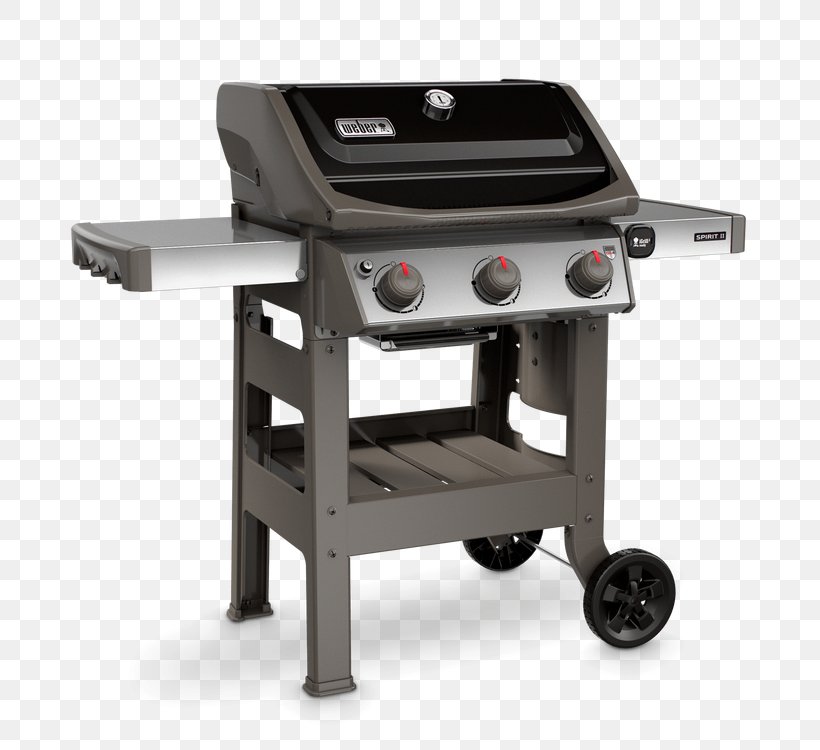Barbecue Weber Spirit II E-310 Weber Spirit II E-210 Weber-Stephen Products Gas Burner, PNG, 750x750px, Barbecue, Gas Burner, Gasgrill, Grilling, Kitchen Appliance Download Free