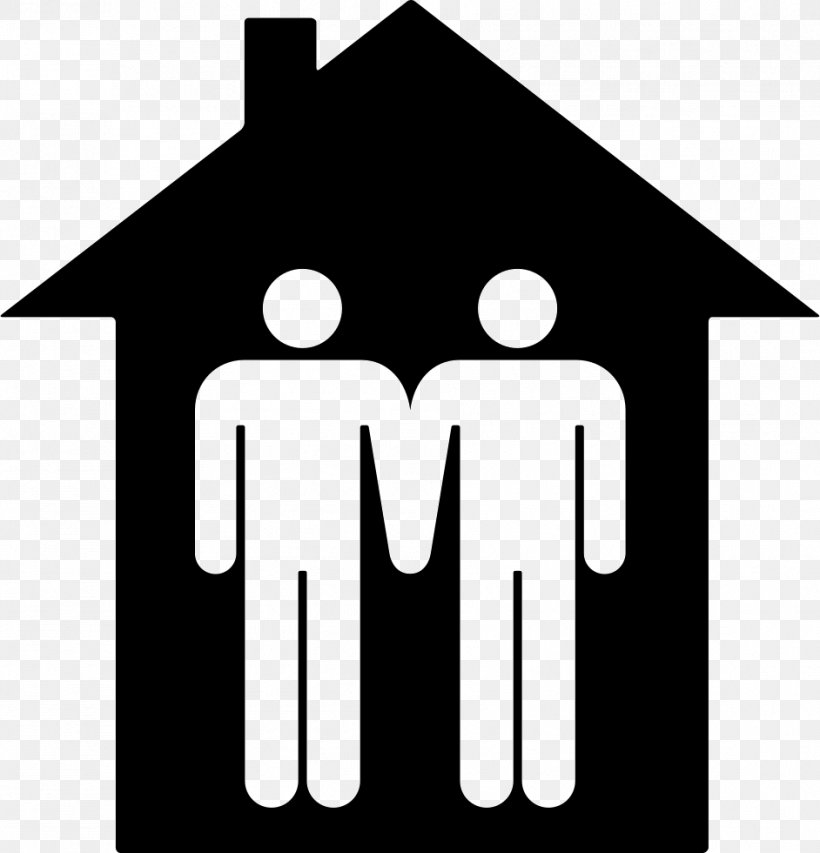 Family House Symbol Clip Art, PNG, 942x980px, Family, Area, Black And White, Brand, Couple Download Free