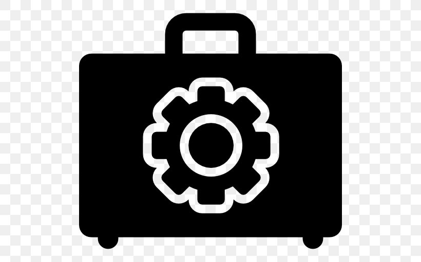 Gear, PNG, 512x512px, Gear, Black, Black And White, Brand, Briefcase Download Free