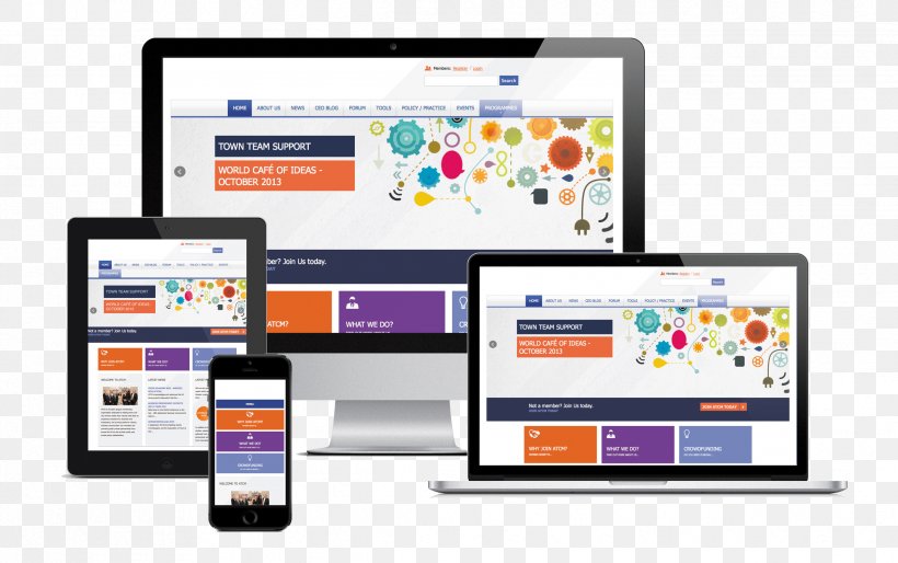 Responsive Web Design Web Development Web Page, PNG, 2437x1529px, Responsive Web Design, Above The Fold, Brand, Communication, Computer Monitor Download Free