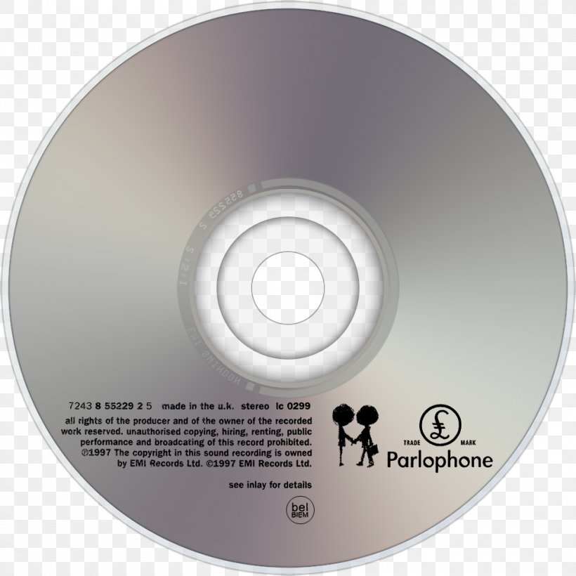 Compact Disc Optical Disc OK Computer DVD, PNG, 1000x1000px, Compact Disc, Album, Brand, Cover Art, Data Storage Device Download Free