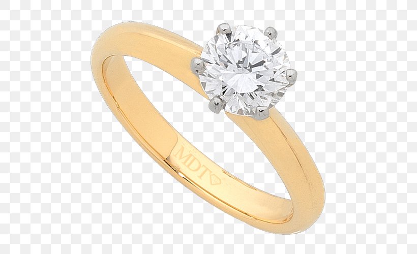 Engagement Ring Solitaire Wedding Ring, PNG, 500x500px, Ring, Bezel, Body Jewellery, Body Jewelry, Colored Gold Download Free