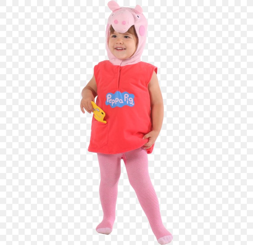 Peppa Pig Costume Party George Pig Clothing, PNG, 500x793px, Watercolor, Cartoon, Flower, Frame, Heart Download Free