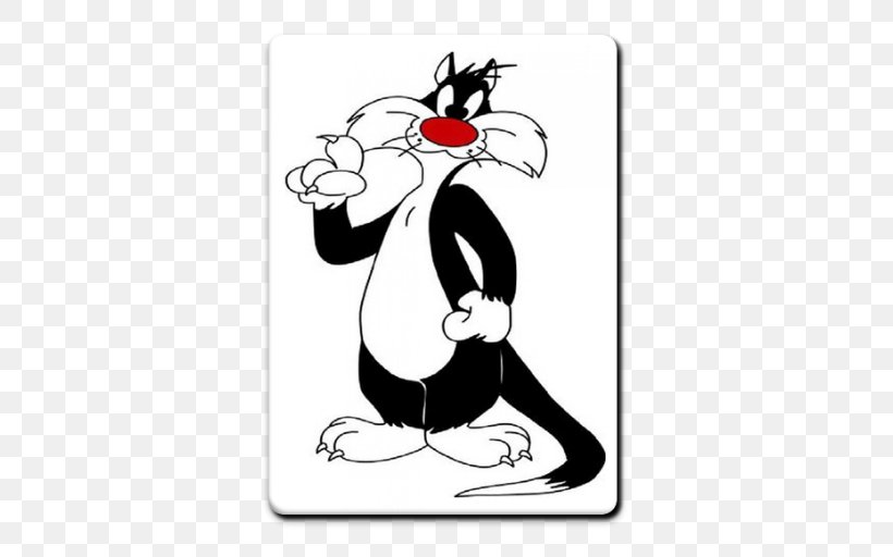 Sylvester Jr. Cat Tweety Looney Tunes, PNG, 512x512px, Sylvester, Animated Series, Art, Carnivoran, Cartoon Download Free