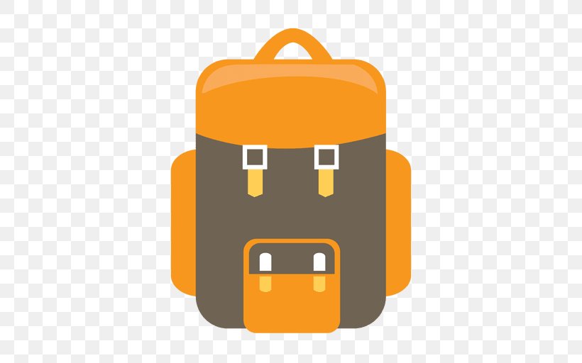 Backpack Camping Clip Art, PNG, 512x512px, Backpack, Bag, Camping, Orange, Tent Download Free
