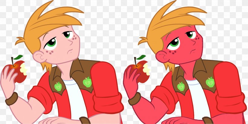 Big McIntosh Applejack My Little Pony: Equestria Girls Cheerilee, PNG, 1840x921px, Watercolor, Cartoon, Flower, Frame, Heart Download Free