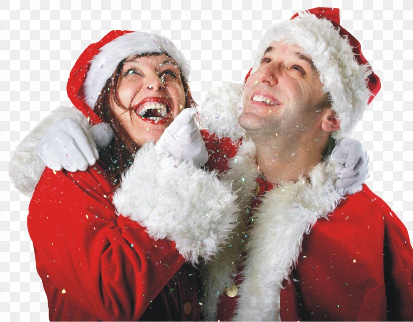 Christmas Couple Santa Claus Christmas Gift, PNG, 1308x1022px, Christmas Couple, Beard, Christmas, Christmas Gift, Christmas Ornament Download Free