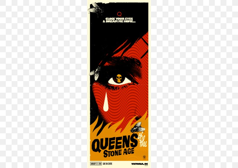 Poster Victoria Queens Of The Stone Age Villains World Tour Rated R, PNG, 580x580px, Poster, Advertising, Alan Forbes, Artist, Brand Download Free