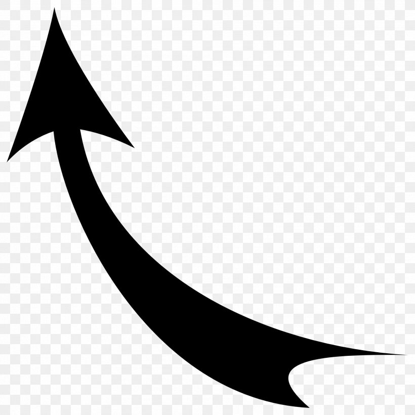 Clip Art Arrow Image Vector Graphics, PNG, 1984x1984px, Symbol, Blackandwhite, Crescent, Drawing, Logo Download Free