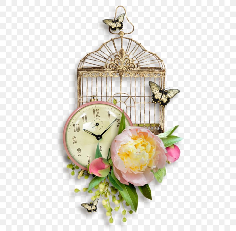 Floral Design, PNG, 461x800px, Floral Design, Alarm Clock, Cage, Clock, Cut Flowers Download Free