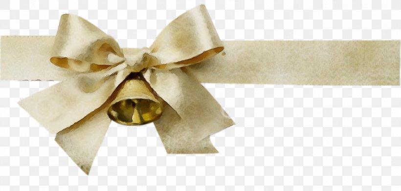 Ribbon Gift Wrapping Yellow Beige Present, PNG, 1300x621px, Watercolor, Beige, Embellishment, Fashion Accessory, Gift Wrapping Download Free