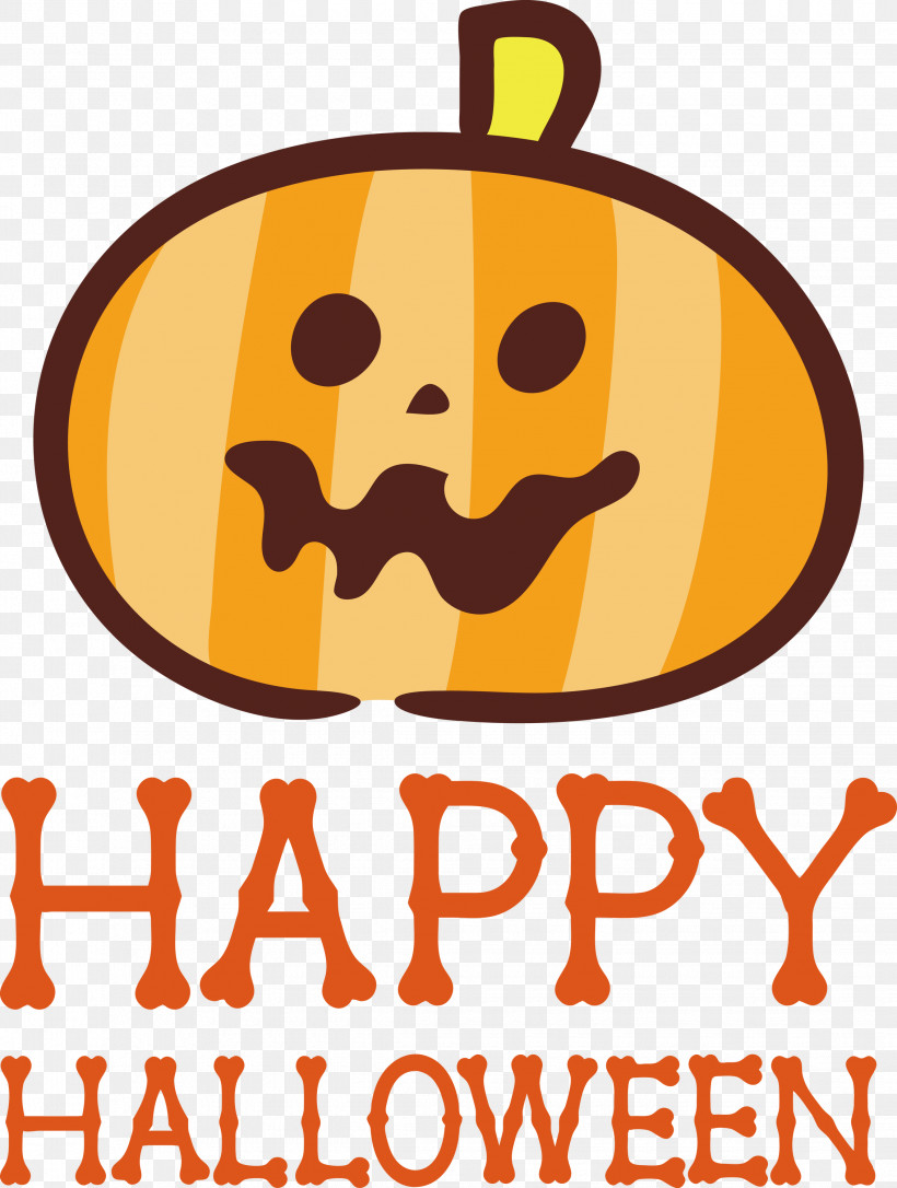 Happy Halloween, PNG, 2265x3000px, Happy Halloween, Happiness, Meter, Pumpkin, Smiley Download Free