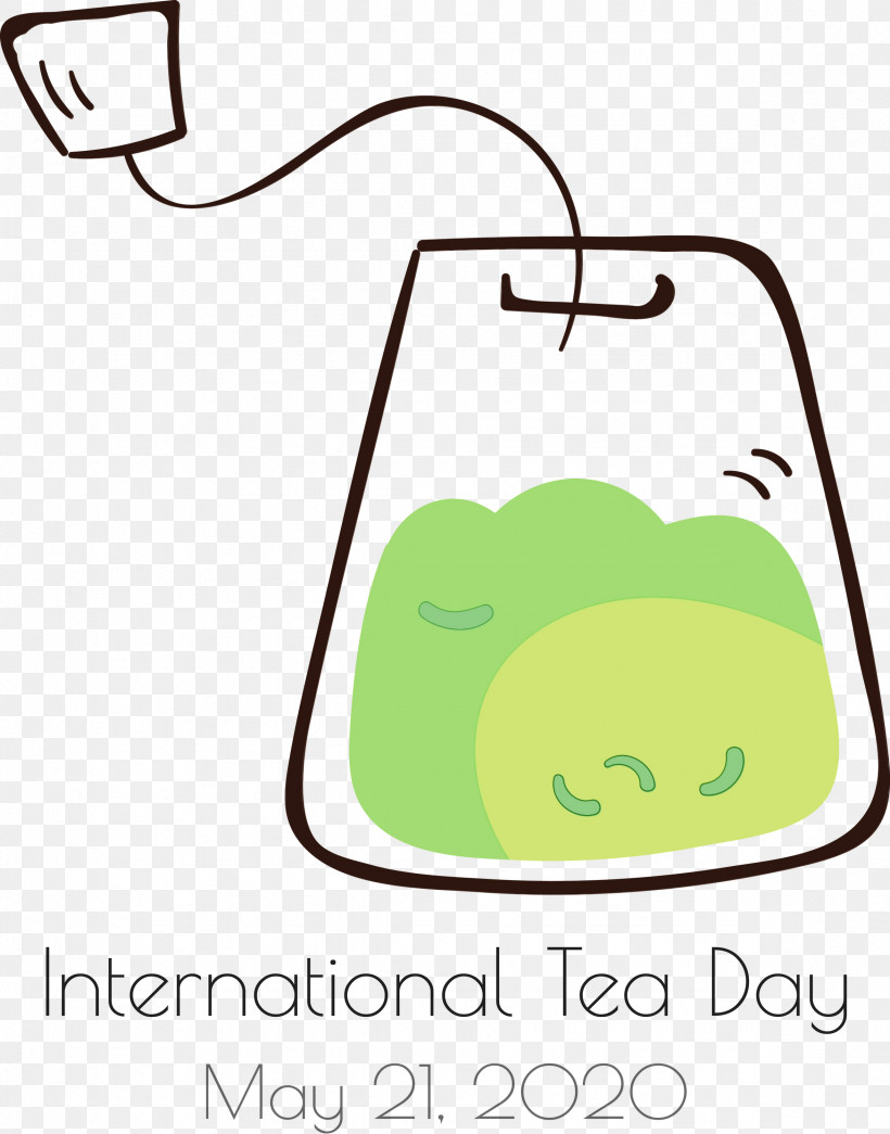 Logo Cartoon Green Area M, PNG, 2353x3000px, International Tea Day, Area, Cartoon, Good Happiness M, Green Download Free