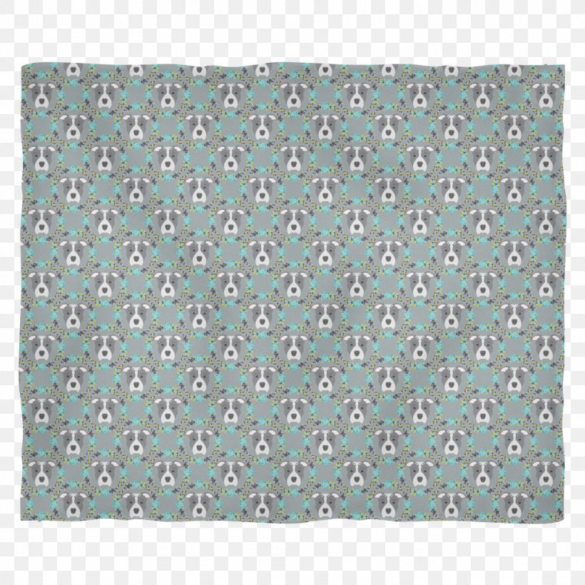 Pit Bull Blanket Rectangle Turquoise, PNG, 1024x1024px, Pit Bull, Aqua, Blanket, Blue, Bull Download Free