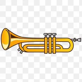 Trumpet Clip Art Trombone Saxophone, Png, 500x500px, Trumpet, Brass 