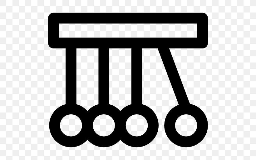 Computer Icons Physics Education Newton's Cradle Clip Art, PNG, 512x512px, Physics, Area, Atomic Physics, Black, Black And White Download Free