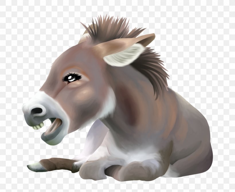 Donkey Drawing Digital Art Cattle, PNG, 989x808px, Donkey, Art, Cattle, Cattle Like Mammal, Cow Goat Family Download Free