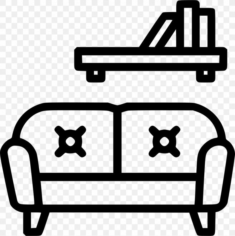 Furniture Couch Living Room Table, PNG, 980x982px, Furniture, Area, Bed, Black And White, Bookcase Download Free