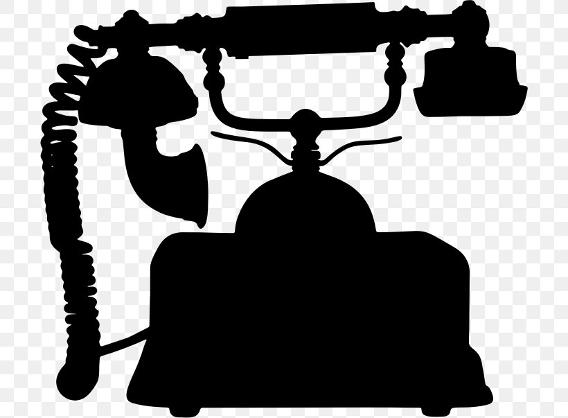 Telephone Line Silhouette Clip Art, PNG, 704x603px, Telephone, Artwork, Black And White, Drawing, Email Download Free