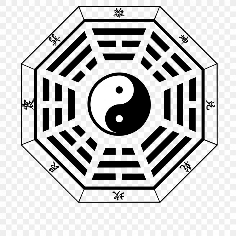 I Ching Baguazhang Feng Shui Chinese Martial Arts, PNG, 2400x2400px, I Ching, Area, Bagua, Baguazhang, Black Download Free