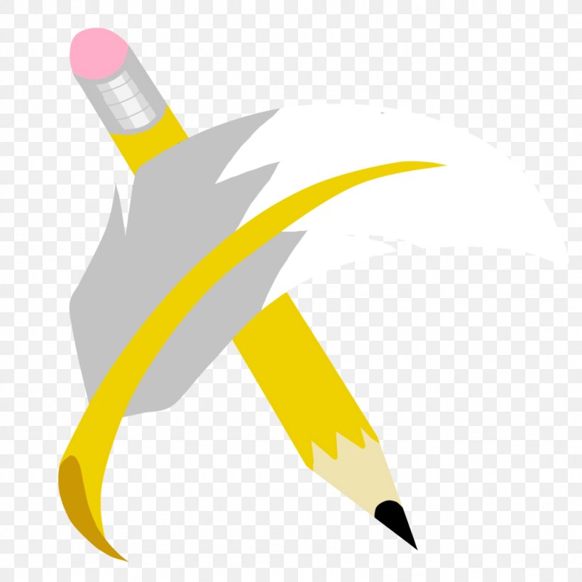 Line Desktop Wallpaper Angle Clip Art, PNG, 1024x1024px, Computer, Beak, Pencil, Wing, Yellow Download Free