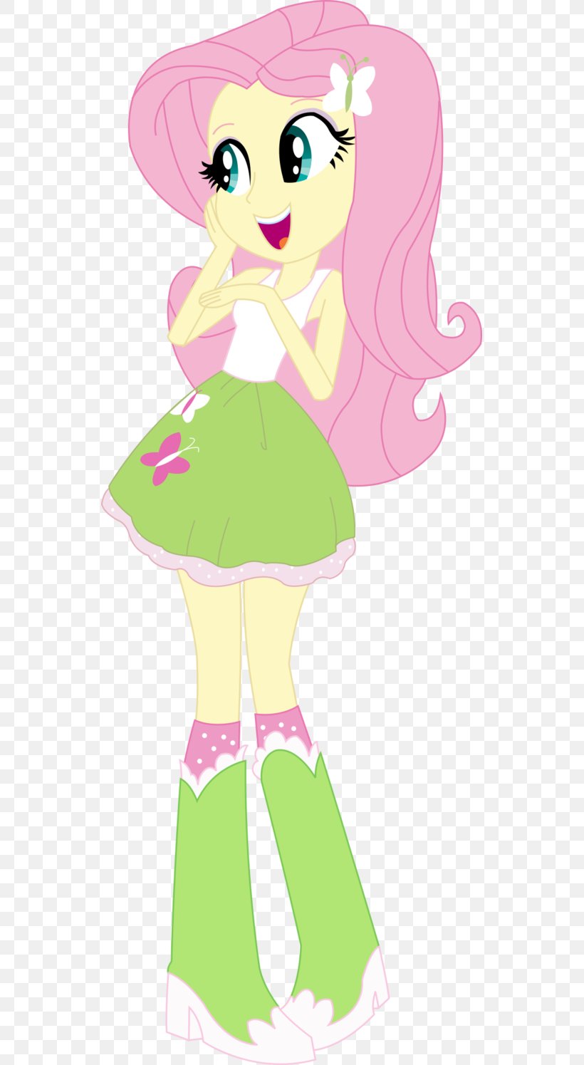 Fluttershy Pinkie Pie My Little Pony: Equestria Girls, PNG, 535x1495px, Watercolor, Cartoon, Flower, Frame, Heart Download Free