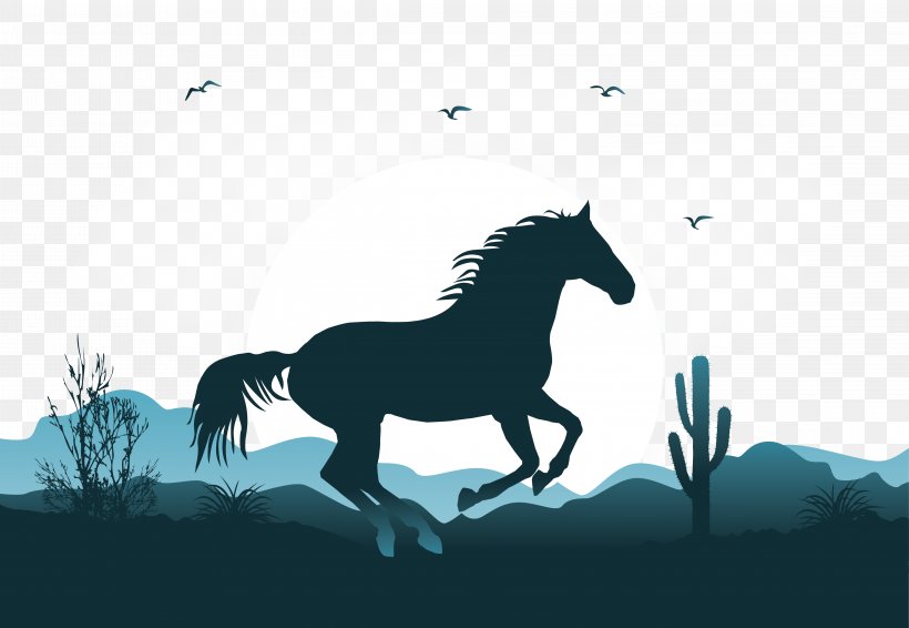 Mustang Wild Horse Horse Gait Illustration, PNG, 4567x3153px, Mustang, Bay, Black, Equestrianism, Horse Download Free