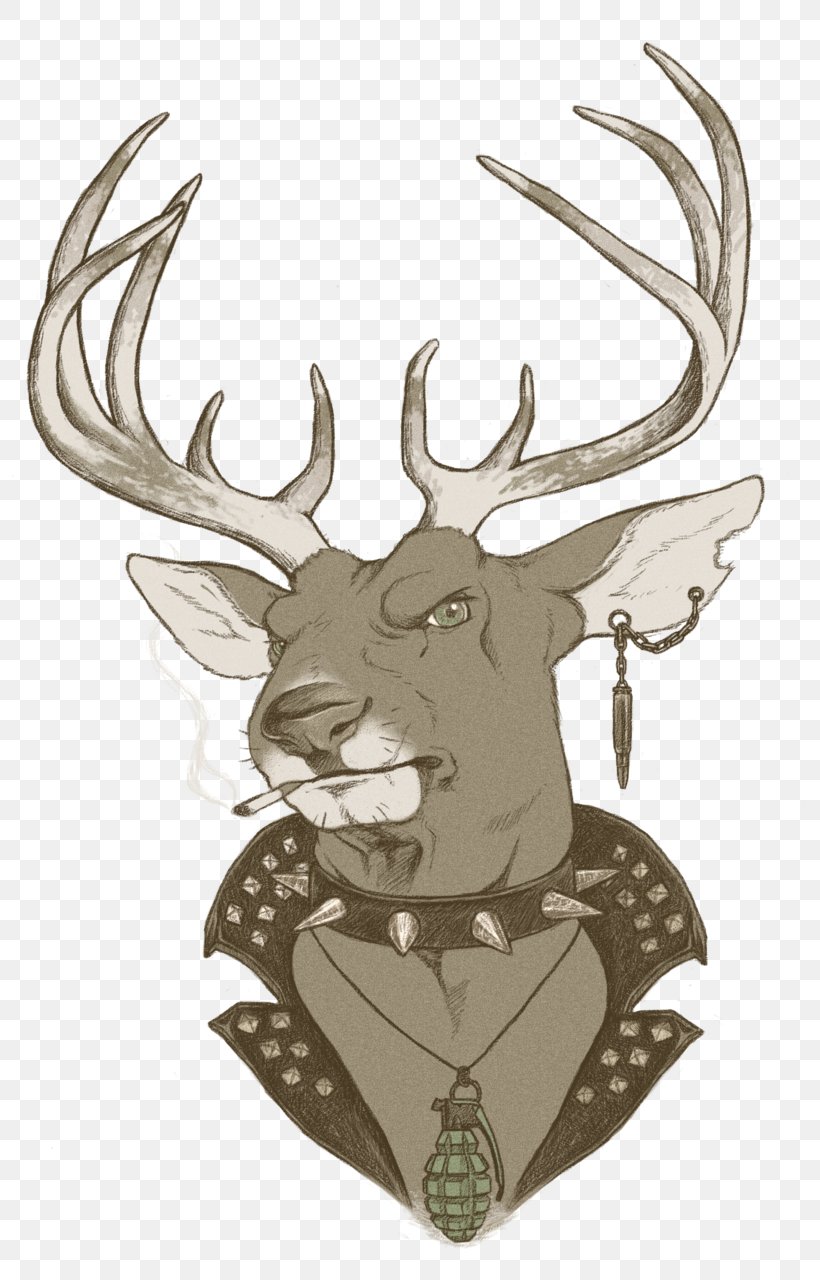 Reindeer Drawing Hunting Season Elk Wildlife, PNG, 800x1280px, Reindeer, Antler, Art, Chubby Bunny, Deer Download Free