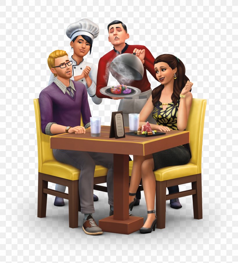 The Sims 4: Dine Out The Sims Online Video Game, PNG, 2002x2210px, Sims 4 Dine Out, Chair, Communication, Conversation, Customer Download Free