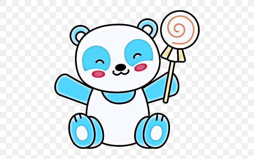 Giant Panda Flat Transparent (transparent) Animal Transparent - Candy Cartoon, PNG, 512x512px, Giant Panda, Cartoon, Cute Panda, Poster, Text Download Free