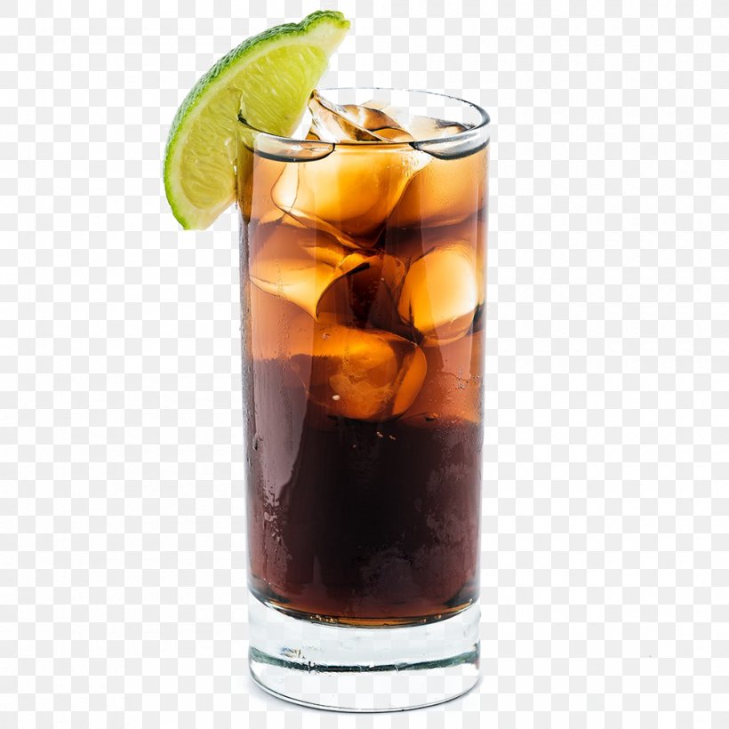 Rum And Coke Long Island Iced Tea Cocktail Cuban Cuisine Juice, PNG, 1000x1000px, Rum And Coke, Beverages, Black Russian, Cocktail, Cocktail Garnish Download Free