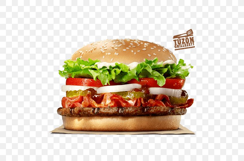 Whopper Cheeseburger Hamburger Bacon Big King, PNG, 500x540px, Whopper, American Food, Bacon, Big King, Blt Download Free