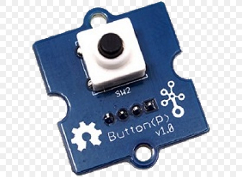Push-button Electronics Electrical Switches Electronic Component Seven-segment Display, PNG, 600x600px, Pushbutton, Arduino, Computer Hardware, Electrical Switches, Electronic Component Download Free