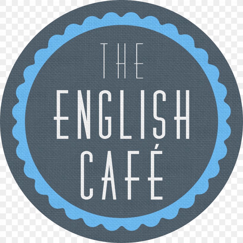 Cafe Coffee Conversation English Logo, PNG, 4444x4444px, Cafe, Badge, Blue, Brand, Coffee Download Free