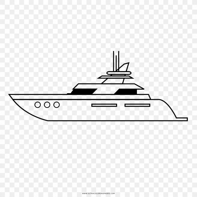 Free Yacht Drawing Boat Illustration Black and white handpainted yacht  transparent background PNG clipart  nohatcc