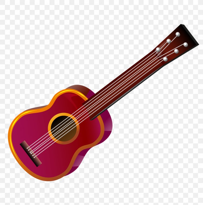 Acoustic Guitar Ukulele Tiple Cuatro, PNG, 1000x1011px, Watercolor, Cartoon, Flower, Frame, Heart Download Free