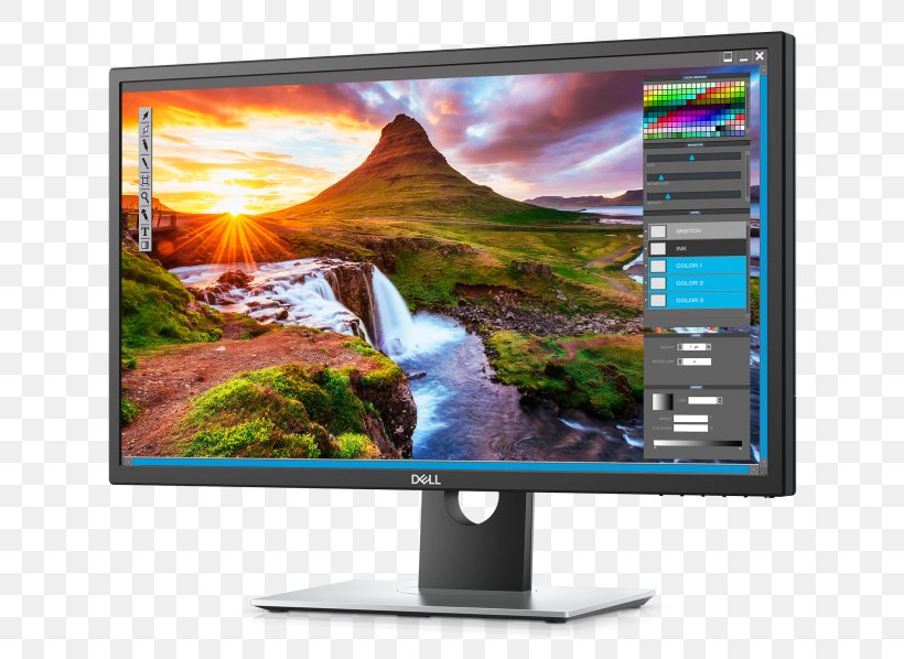 Dell, PNG, 678x598px, 4k Resolution, Dell, Brightness, Computer Monitor, Computer Monitor Accessory Download Free