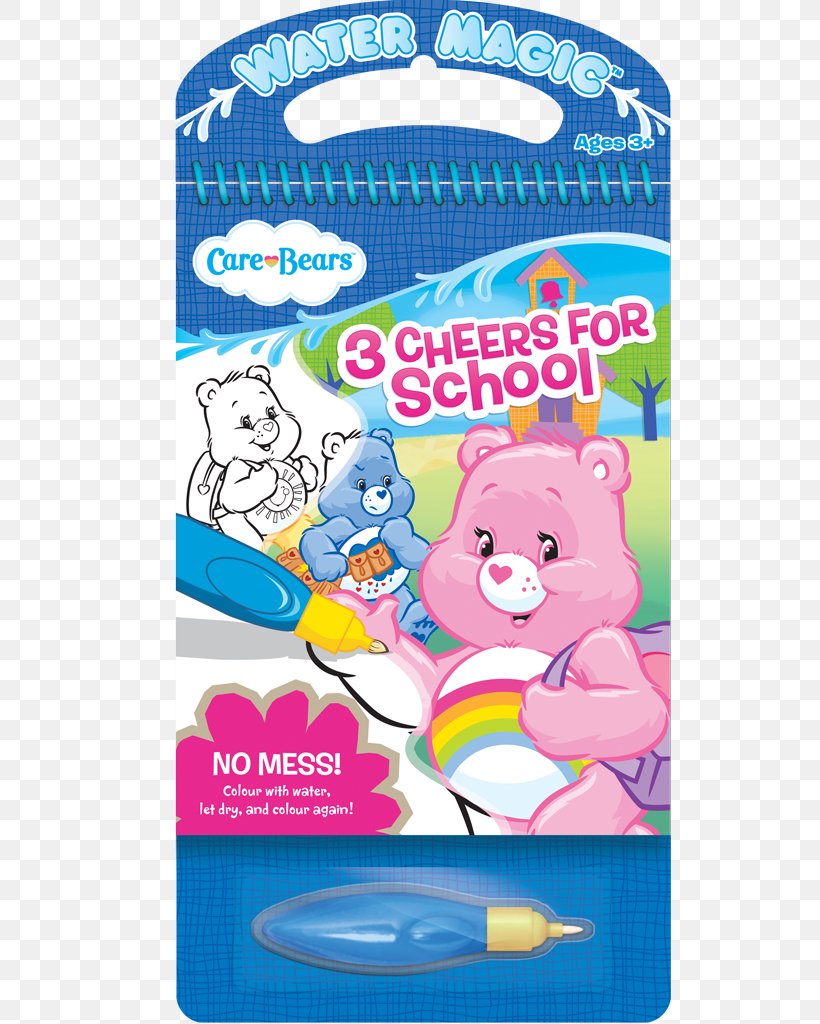 Water Magic Care Bears: 3 Cheers For School Paperback Book Font, PNG, 800x1024px, Paperback, Area, Book, Playset, School Download Free