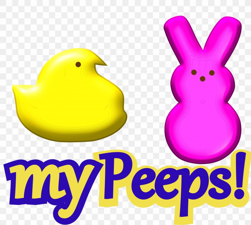 Peeps Marshmallow Rabbit Clip Art, PNG, 3823x3432px, Peeps, Beak, Candy, Easter, Easter Bunny Download Free