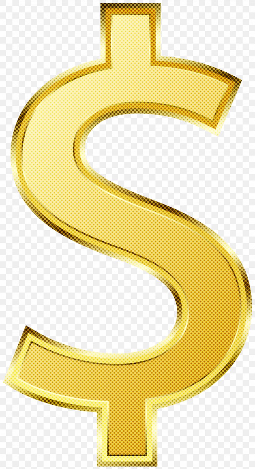 Yellow Font Number Symbol Clip Art, PNG, 1632x3000px, Yellow, Dollar, Number, Symbol Download Free