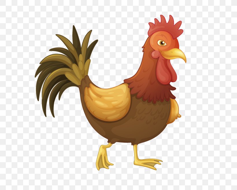 Chicken Vector Graphics Royalty-free Stock Photography Rooster, PNG, 669x656px, Chicken, Animal Figure, Beak, Bird, Cartoon Download Free