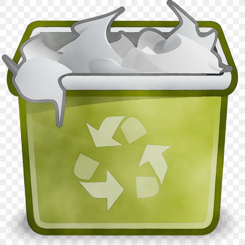 Green Food Storage Containers Yellow Recycling Bin Waste Containment, PNG, 1200x1200px, Watercolor, Cooler, Food Storage Containers, Green, Paint Download Free