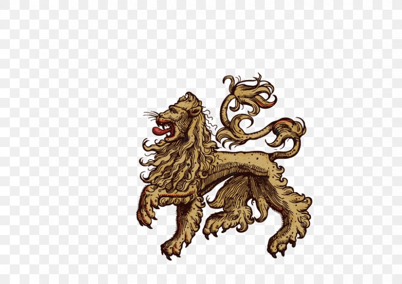 Lion Heraldry Royalty-free Clip Art, PNG, 842x596px, Lion, Big Cats, Carnivoran, Cat Like Mammal, Drawing Download Free