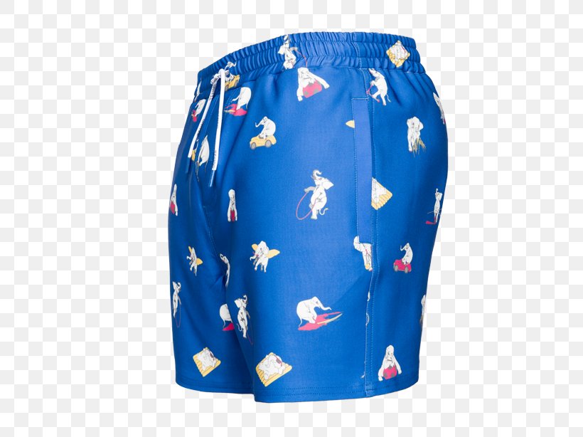 Trunks Swim Briefs Shorts Elephantidae Skirt, PNG, 605x614px, Trunks, Active Shorts, Blue, Clothing, Cobalt Blue Download Free