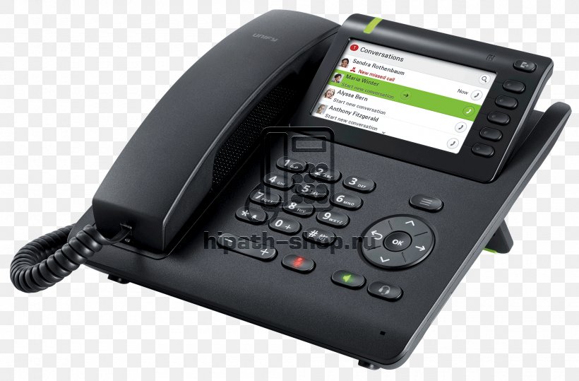Unify Software And Solutions GmbH & Co. KG. Business Telephone System OpenStage VoIP Phone, PNG, 2000x1316px, Telephone, Business, Business Telephone System, Communication, Corded Phone Download Free