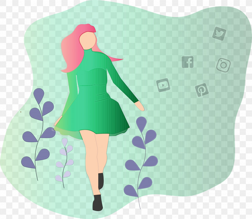 Green Plant Gesture, PNG, 3000x2614px, Girl, Gesture, Green, Paint, Plant Download Free