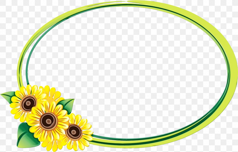 Sunflower, PNG, 1029x657px, Oval Frame, Circle, Flower, Paint, Plant Download Free