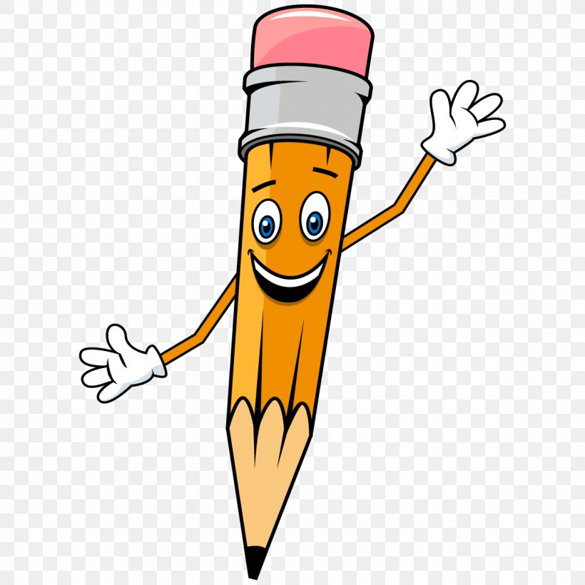 Vector Graphics Royalty-free Pencil Cartoon, PNG, 1200x1200px, Royaltyfree,  Cartoon, Eraser, Finger, Happiness Download Free